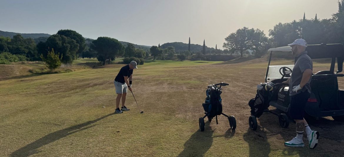 Golf Academy 9 Golg on courseLesson