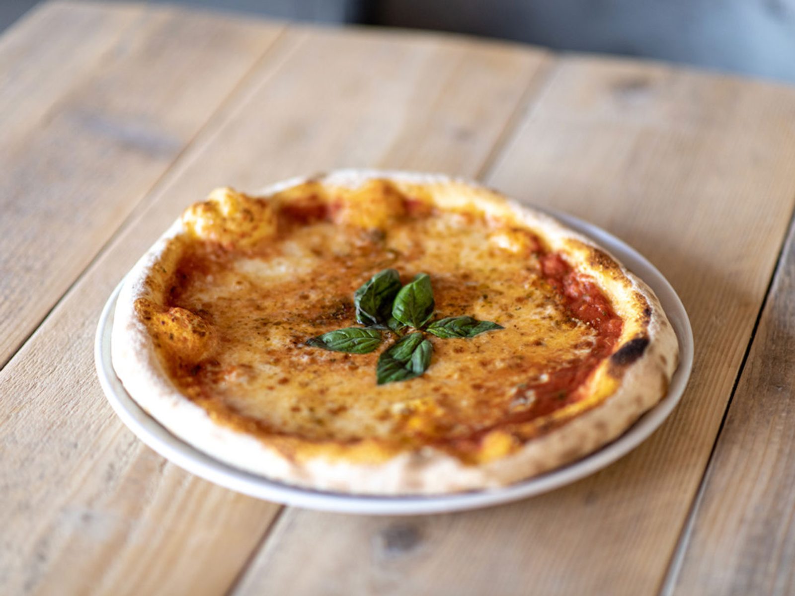 Pizza aus dem Holzofen im Il Pelagone